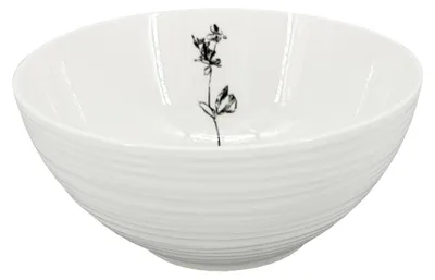 Produktbild von Croft Wild Schale aus Porzellan 16cm, weiß/schwarz
