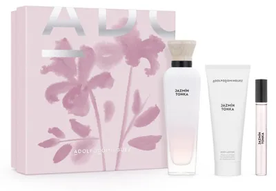 Produktbild von Adolfo Dominguez JASMINE TONKA Duftset 3-tlg EDT Spray EDP 120ml 75ml 10ml