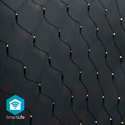 Obrázok produktu pre SmartLife Julbelysning | Čistá | Wi-Fi | Varm Vit | 400 LED | 3,00 m | 3 x 3 m | Android™ / IOS
