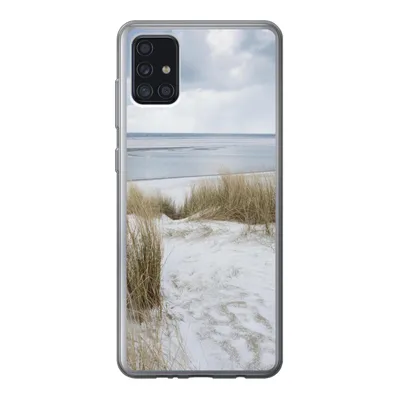 Produktbild von MuchoWow® Handyhülle Schutzhülle Hülle für Samsung Galaxy A52 5G Nordsee - Dünen - Wasser Silikon Softcase Handy Hülle - Umschlag