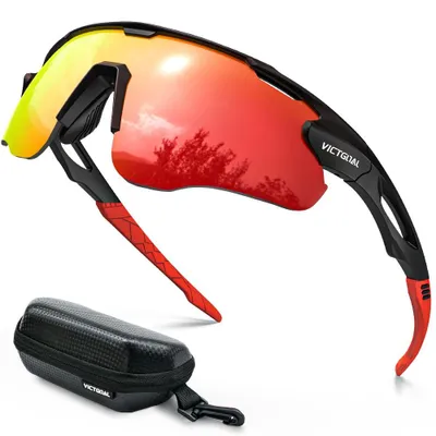 Produktbild von Victgoal Fahrradbrille Polarisiert für Herren Damen, UV400, TR90 Rahmen