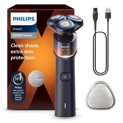 Produktbild von Philips Series 5000X Elektrorasierer X5012/00, Wet & Dry, SkinProtect-Technologie, flexibler 360° Scherkopf, 1 Std. Laden/5 Min Schnellladung