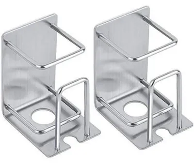 Produktbild von Zahnbürstenhalter Edelstahl selbstklebend Wandmontage Becherhalter für Bad Küche
