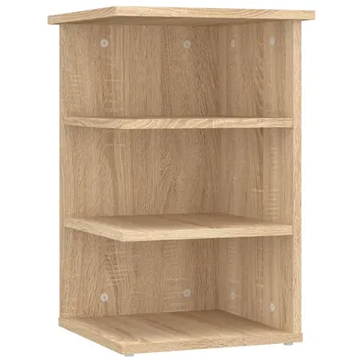 Image de vidaXL Étagère d'appoint Chêne Sonoma 35x35x55 cm Matériau dérivé du bois