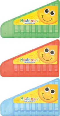 Produktbild von EDUPLAY Mundharmonika, mehrfarbig (Farbe zufällig, 1 Stück)