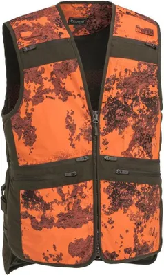 Produktbild von Pinewood 8121 Furudal Hunter Pro Camou Weste Strata Blaze/Wildlederbraun (983) S