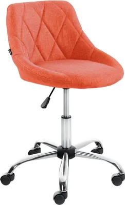 Zdjęcie produktu dla Taboret roboczy - Wygodne siedzisko - Regulowana wysokość, obrotowa i ergonomiczna konstrukcja. Kolor: pomarańczowy | Materiał: pył
