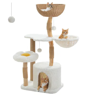 Produktbild von PAWZ Road Kratzbaum 124 cm Naturholz