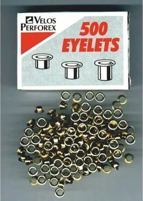 Image de Oeillet n°1 4,7x3,2mm laitonné UE=500 pièces
