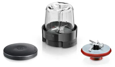 Produktbild von Bosch MUZS68CG, Schwarz, Metallisch, Transparent, Serie 6, Serie 8 (MUMS6xxx, MUM9xxx), 1 kg, 165 mm, 145 mm, 255 mm
