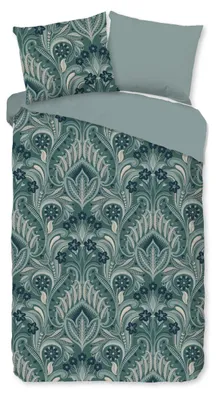 Immagine prodotto di Biancheria da letto "Nola" - Verde - (140x220 cm) - 100% cotone