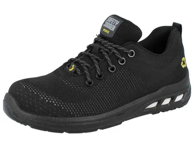 Produktbild von SAFETY JOGGER EcoFitz Damen Herren Sicherheitssneaker S1P schwarz - Größe: 48