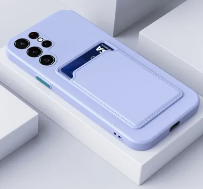 Produktbild von König Design Hülle kompatibel mit Samsung Galaxy S23 Ultra Kunststoff Soft Handyhülle - Handy Case Violett