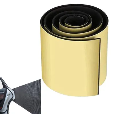 Produktbild von Türschutzleiste Garage - 2000 x 200 x 4 mm - Schaumstoff-Wandschutz - selbstklebender Autotürschutz - stoßfest und wasserabweisend - für Garagenwände