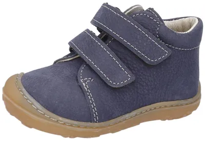 Produktbild von RICOSTA Boots CHRISY mit praktischer Einlegesohle zum Herausnehmen Klettverschluss Lauflernschuhe Jungen Mädchen uni see blau  Größe 23