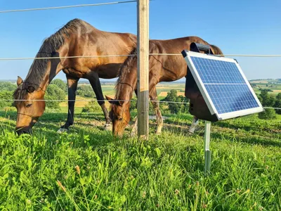 Zdjęcie produktu dla Kerbl Weidezaungerät TITAN S 4200 Solar Zaungerät, für Rinder- / Pferdeweiden
