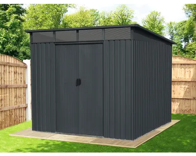 Produktbild von Gartenhaus Lightline 239 x 279 cm anthrazit