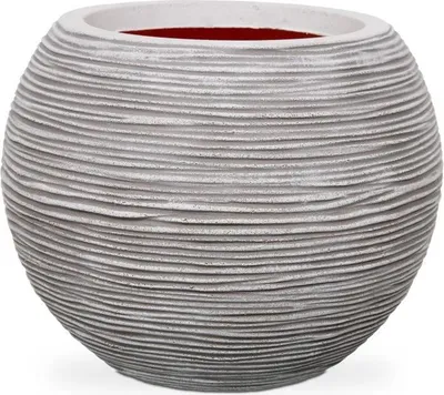 Immagine prodotto di Vaso sferico, CAPI Europe RIB NL, avorio, 40x32 cm, plastica