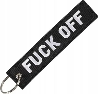 Immagine prodotto di Anello portachiavi FUCK OFF - Portachiavi | Regalo originale