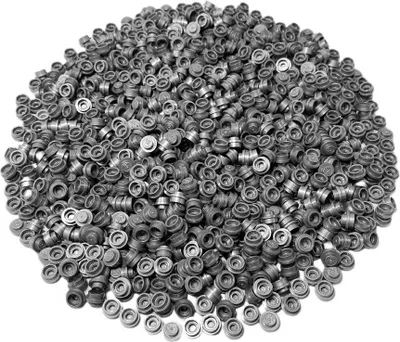 Produktbild von LEGO® 1x1 Rundplatten Platten Silber - 4073 NEU! Menge 250x