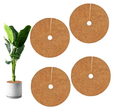 Produktbild von Kokosmatte Winterschutz für Pflanzen, 4 Stück, 30 cm