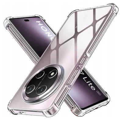 Produktbild von Techsuit Stoßfeste transparente Silikonhülle für Honor Magic7 Lite / X9c – transparent