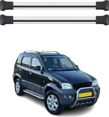 Produktbild von Dachträger Gepäckträger für Daihatsu Terios 1997-2005 Relingträger Alu Silber 2x