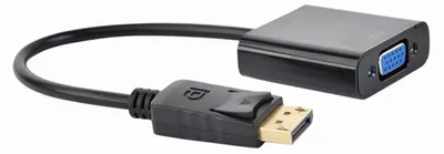 Produktbild von Gembird DisplayPort zu VGA Adapterkabel in Schwarz