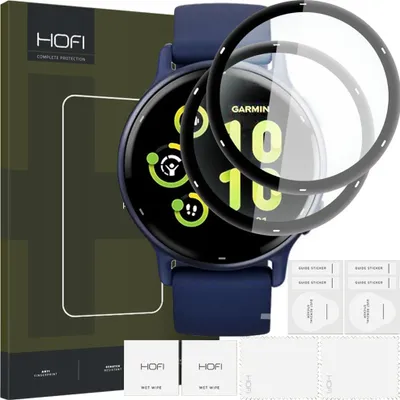 Produktbild von HOFI Hybrid Pro+ Hybrid Glas (2 stk.) til Garmin Vivoactive 5 Black