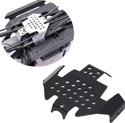 Produktbild von RC Car TRX-4 Bumper Chassis Armor Protection Skid Plate für Traxxass TRX4 Upgrade Teile CNC Aluminiumlegierung_black