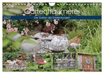 Produktbild von Gartenträumerei (Wandkalender 2027 DIN A4 quer), CALVENDO Monatskalender