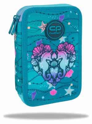 Obrázok produktu pre Piórnik podwójny z wyposażeniem Coolpack Jumper 2 Seafish