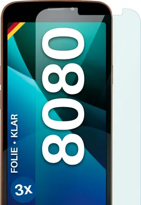 Produktbild von moex® 3x Schutzfolie kompatibel mit Doro 8080 - Displayschutzfolie dünn Folie, Klar