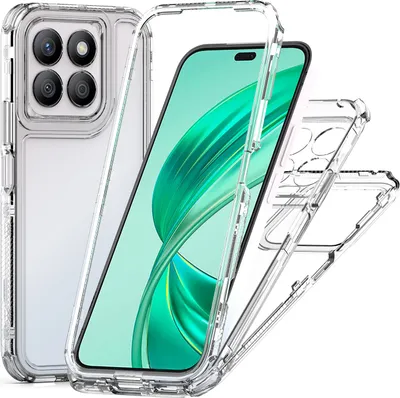 Obrázek produktu pro Průhledné pouzdro pro Honor X8b, nárazuvzdorné TPU a PC hybridní Jasný pouzdro