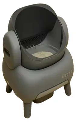 Obrázok produktu pre Automatický box na stelivo pre mačky, s inteligentným Wi-Fi ovládaním, farba: sivá