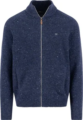 Produktbild von Fynch Hatton Weste gestrickt Wolle blau