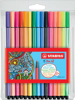 Zdjęcie produktu dla Fasermaler Stabilo Pen 68 neon 15 Farben