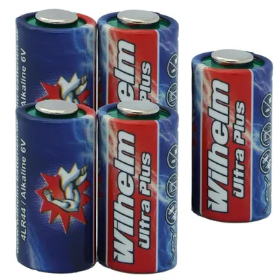 Produktbild von 5 x 4LR44 Foto Batterie 6V PX28A 4SR44 V4030PX Wilhelm