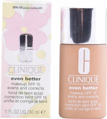 Produktbild von Clinique Even Better Makeup Broad Spectrum SPF 15, Flasche, Dunkle Haut, Golden tral, Natürlich/Natur, Frauen, Öl
