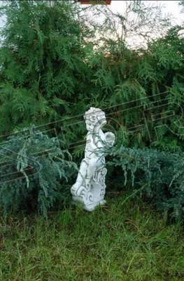 Produktbild von Grabschmuck Grab Stein Dekoration Engel Figur Skulptur Gott Heilig 48cm  S101029