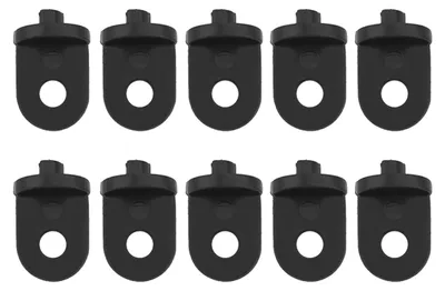 Produktbild von 10 Stück Kunststoff-Gewächshaus-Haken für Pflanzen und Blumen (schwarz)