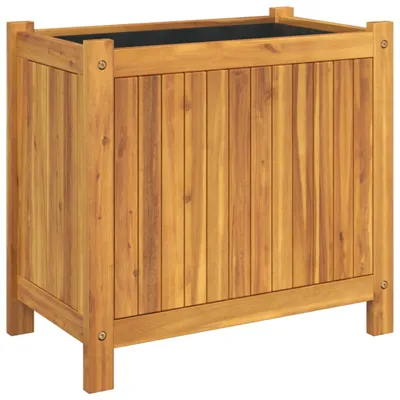 Produktbild von Pflanzkübel mit Einlage 54x31x50 cm Massivholz Akazie