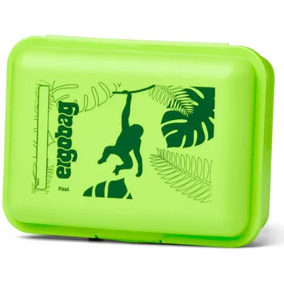 Produktbild von ergobag Lunchbox Brotdose Dschungel grün