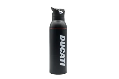 Zdjęcie produktu dla Ducati DUC-URB-BOT-B Butelka do picia do codziennego użytku ze stali nierdzewnej, czarna