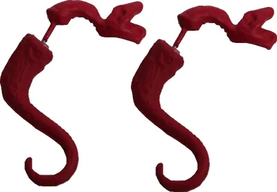 Produktbild von 3D Schlange Ohrstecker Ohrringe in der Farbe Rot