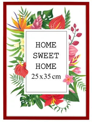 Obrázok produktu pre MG Design, rám na obrázky, 25 x 35 cm – vyrobený z prírodného dreva s akrylovým sklom, určený na zavesenie aj na postavenie, vhodný na fotografie, plagáty a puzzle