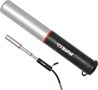 Image de Mini pompe à vélo Zéfal Air Profil FC01 Noir/Gris