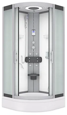 Produktbild von Duschkabine Dusche D58-50M0-EC Komplettdusche Fertigdusche 90x90 cm