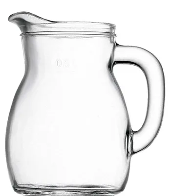 Zdjęcie produktu dla 12 x Szklany dzbanek Bistrot kalibrowany 0,5L