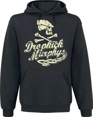 Produktbild von Dropkick Murphys Kapuzenpullover Herren Scully Skull Ship schwarz XL